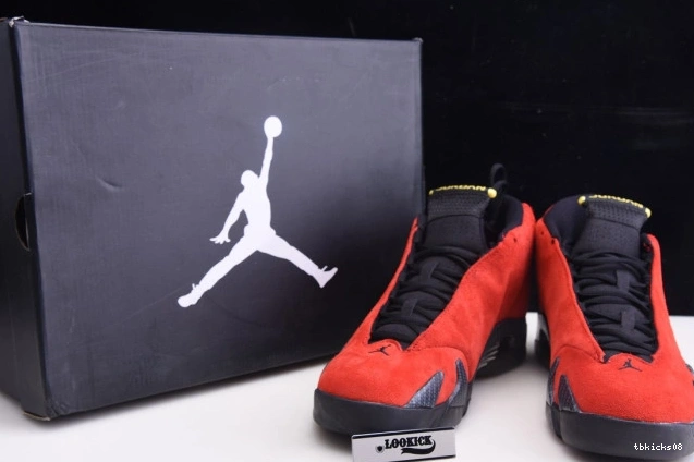 Cheap TBkick Challenge Red Retro Jordan 14 654459-670 Air 0731